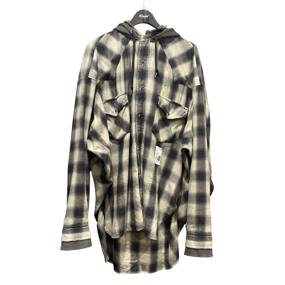 MIHARA YASUHIRO 26SSSWEAT HOODIE L／S SHIRTSJ16SH182 古着・中古-1枚目のアイテム画像