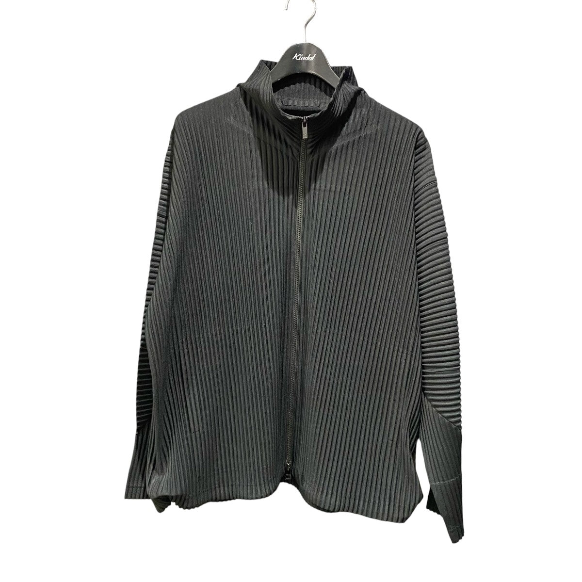 HOMME PLISSE ISSEY MIYAKE 25AWジップアップジャケットHP53JL081 AUGUST 古着・中古-1枚目のアイテム画像