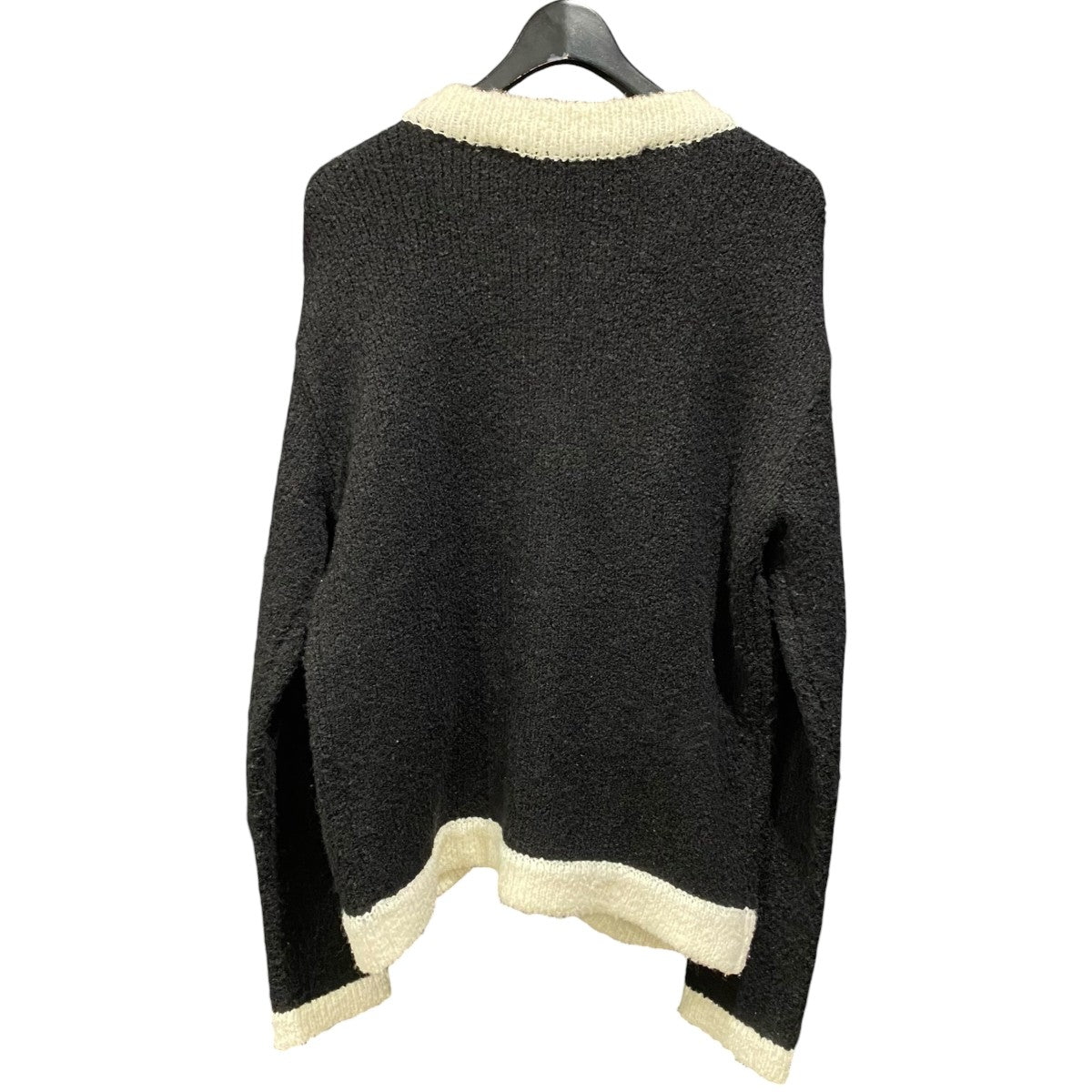 ANDERSSON BELL B＆W ZIP KNIT CARDIGANatb673m 古着・中古-2枚目のアイテム画像