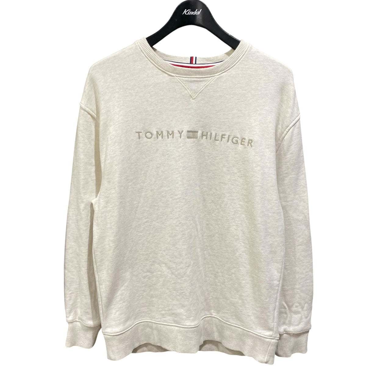 TOMMY HILFIGER ロゴ刺繍クルーネックスウェットXM05150 古着・中古-1枚目のアイテム画像
