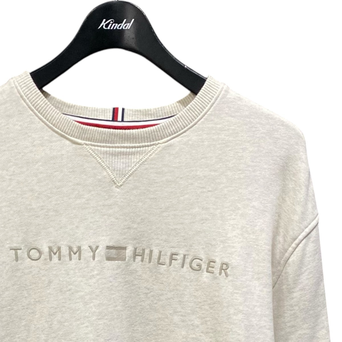 TOMMY HILFIGER ロゴ刺繍クルーネックスウェットXM05150 古着・中古-3枚目のアイテム画像