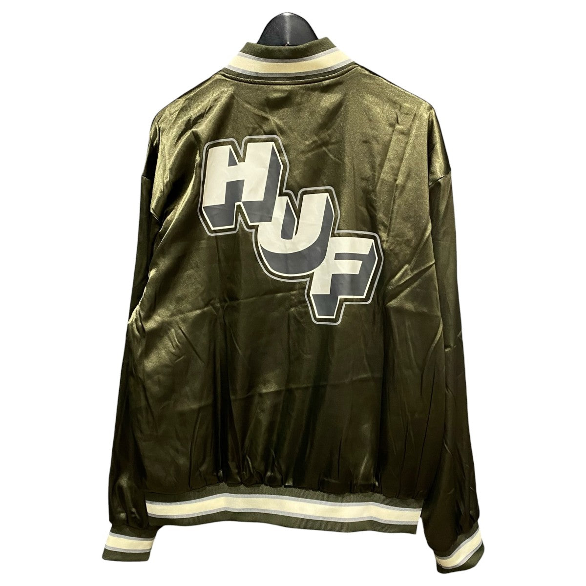 HUF Galactic Stack Baseball Jacket 古着・中古-2枚目のアイテム画像