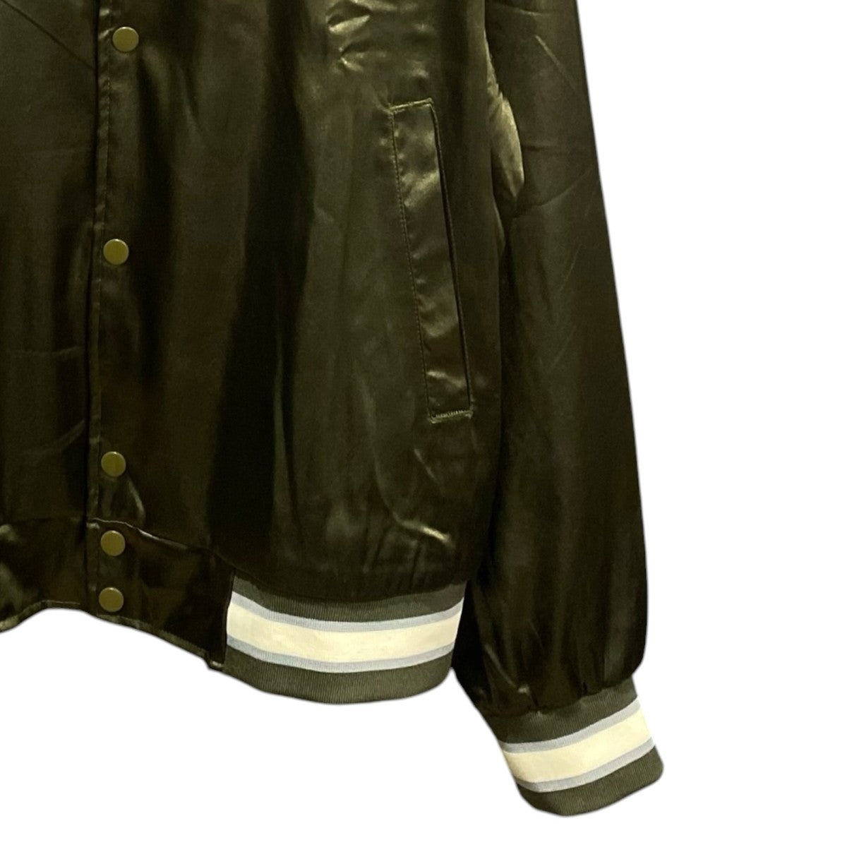 HUF Galactic Stack Baseball Jacket 古着・中古-4枚目のアイテム画像