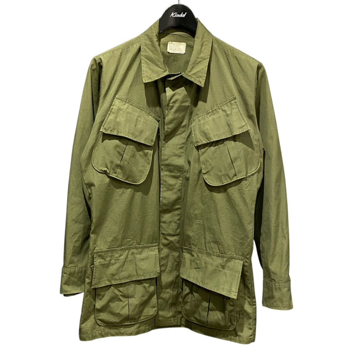 US ARMY 69年製ungle Fatigue Jacket 4th100-69-C-1363 古着・中古-1枚目のアイテム画像