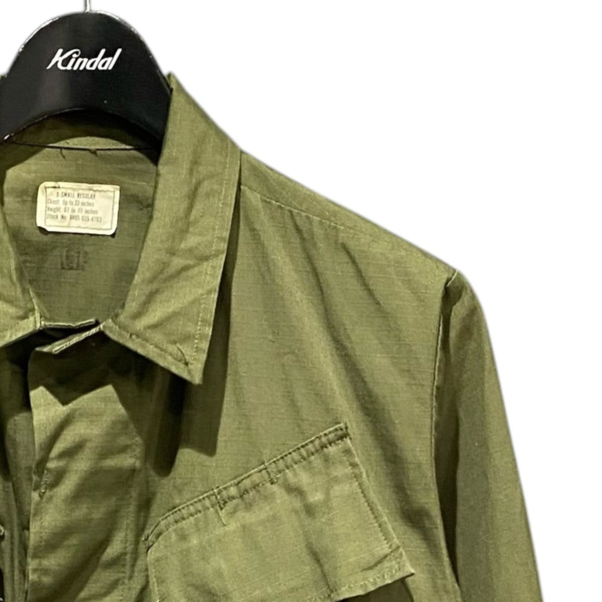 US ARMY 69年製ungle Fatigue Jacket 4th100-69-C-1363 古着・中古-3枚目のアイテム画像