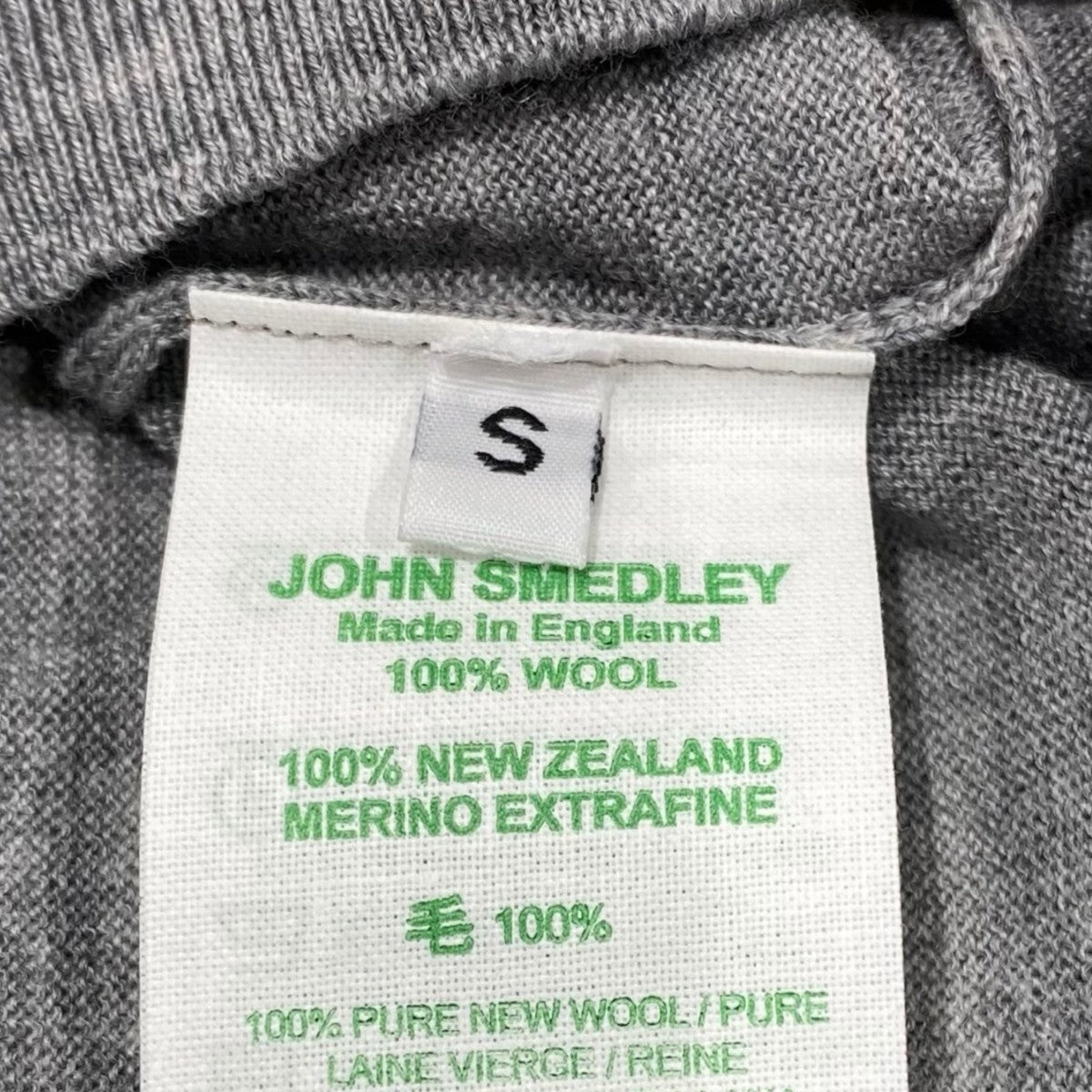 JOHN SMEDLEY×SHINYA KOZUKA SMALL EMBROIDERED HIGH GAUGE 古着・中古-5枚目のアイテム画像