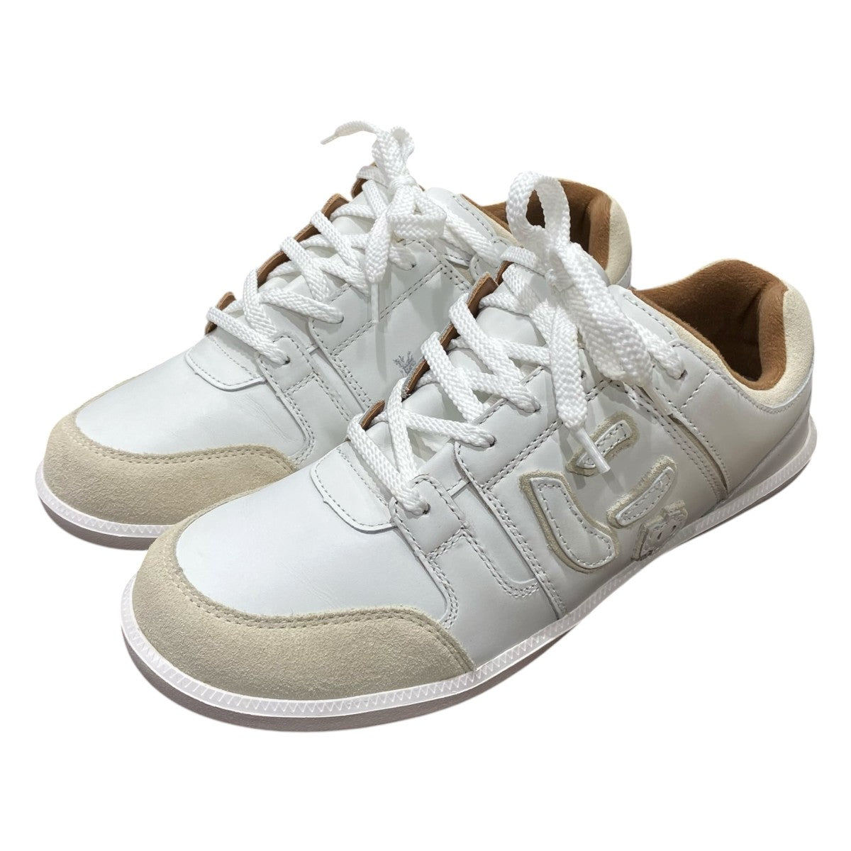 SANGACIO×BRANDALSED COM White／Brown 古着・中古-1枚目のアイテム画像
