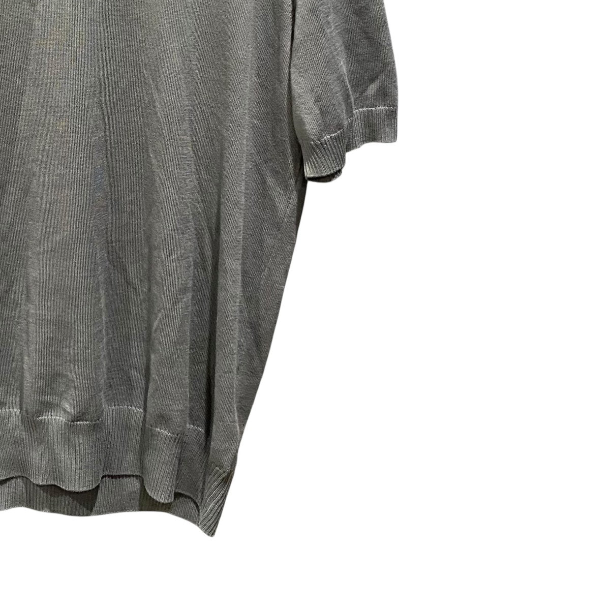 GRAN SASSO リブニットＴシャツ57188 古着・中古-4枚目のアイテム画像