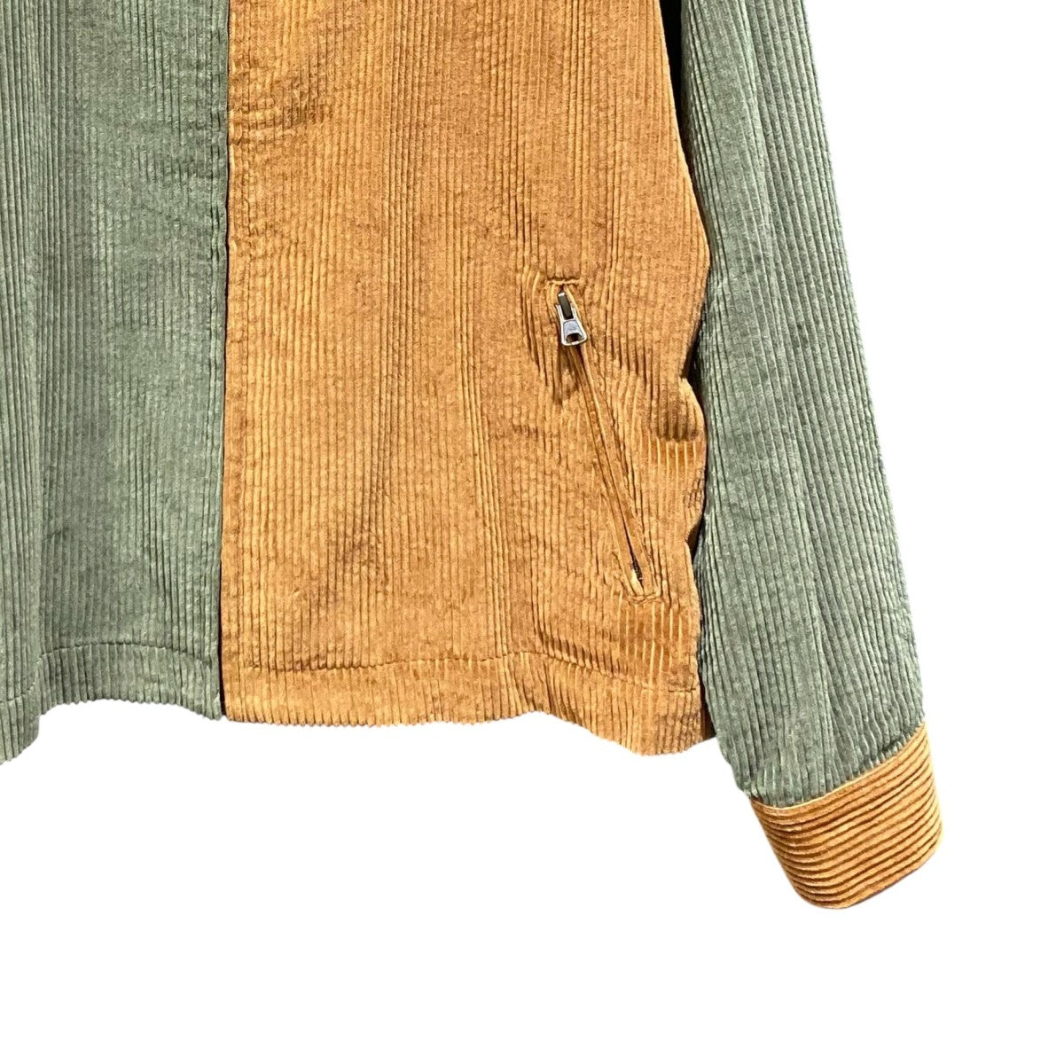 HUF ジップアップジャケットJK00311 VANDENBERG CORDUROY JACKET 古着・中古-4枚目のアイテム画像
