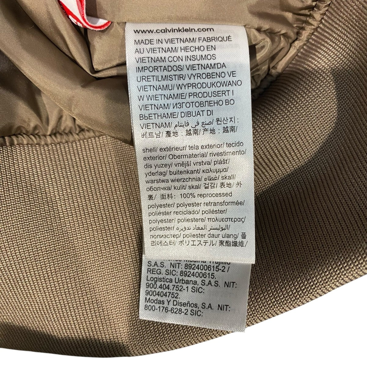 Calvin Klein ボンバージャケット40EM525 古着・中古-5枚目のアイテム画像