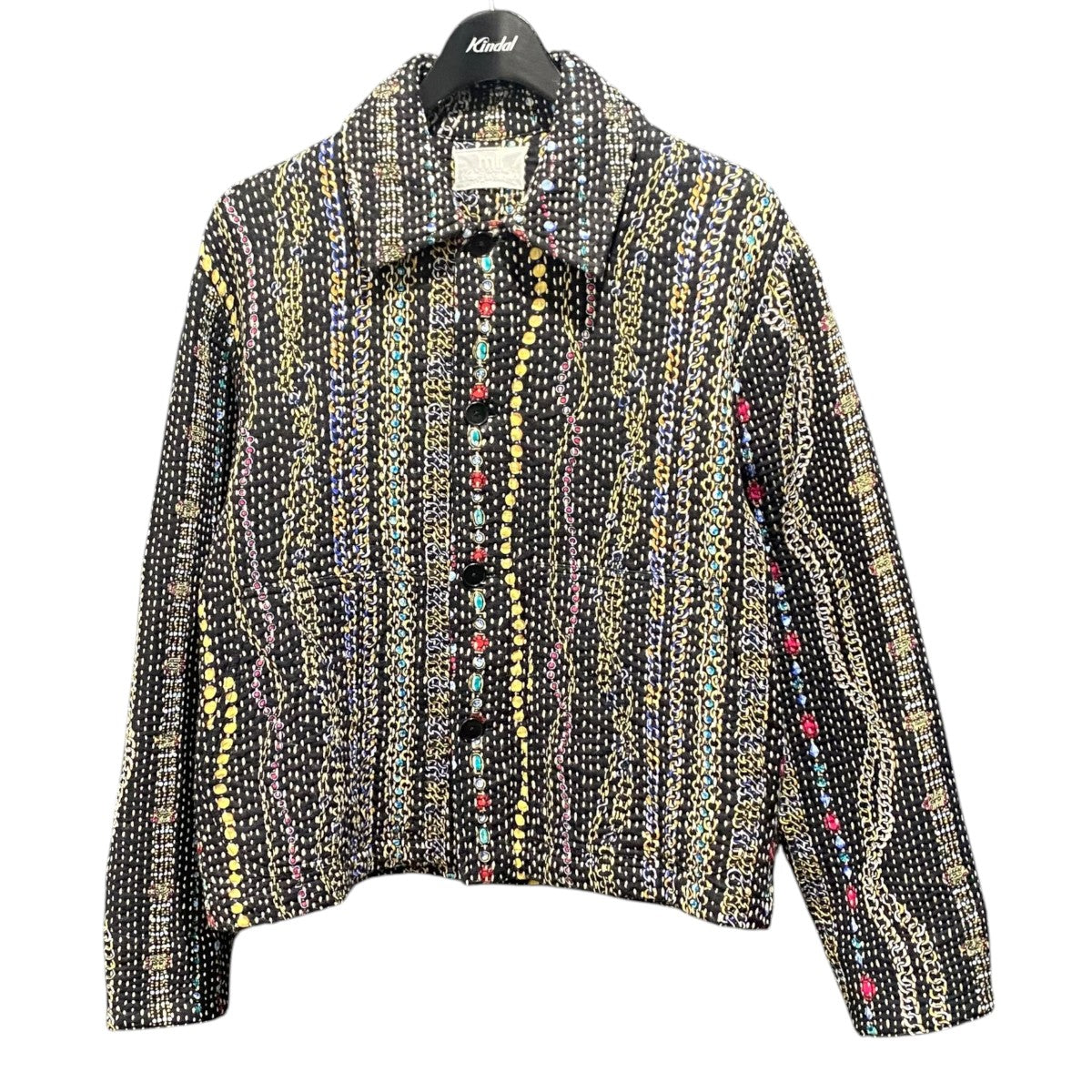 mii×International Gallery BEAMS カンタステッチショートトラックジャケットMW2172 古着・中古-1枚目のアイテム画像