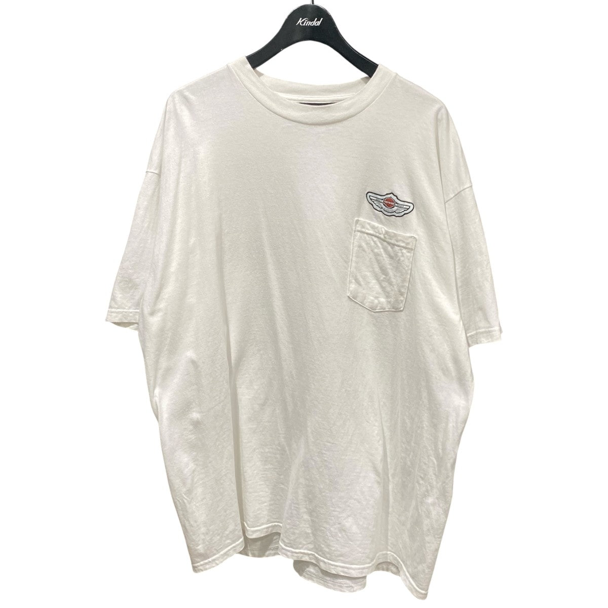 HARLEY-DAVIDSON ロゴワッペン付Tシャツ 古着・中古-1枚目のアイテム画像