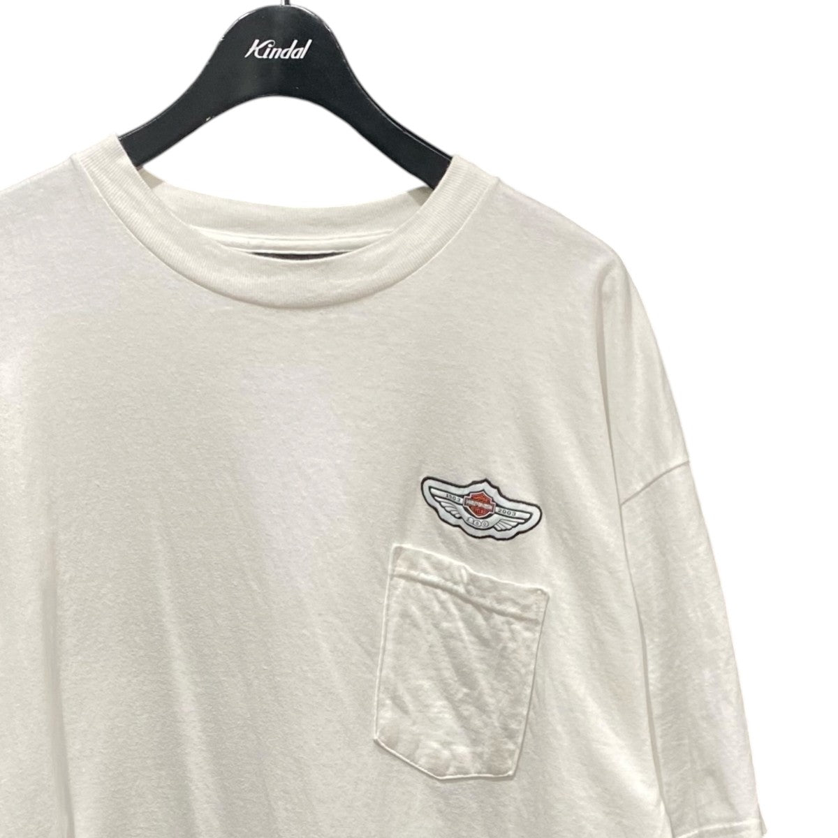 HARLEY-DAVIDSON ロゴワッペン付Tシャツ 古着・中古-3枚目のアイテム画像