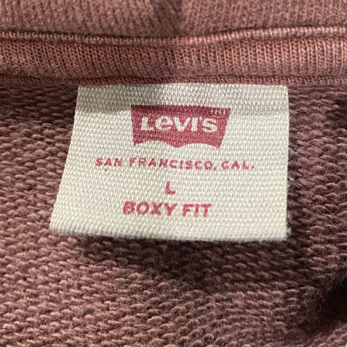 LEVI’S HAYES BOXY ジップパーカーPC9-005PJ-0004 古着・中古-6枚目のアイテム画像