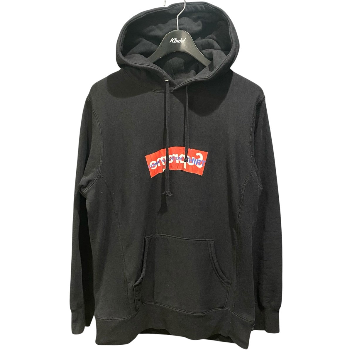 Supreme×COMME des GARCONS SHIRT 17SSBox Logo Hooded Sweatshirt 古着・中古-1枚目のアイテム画像