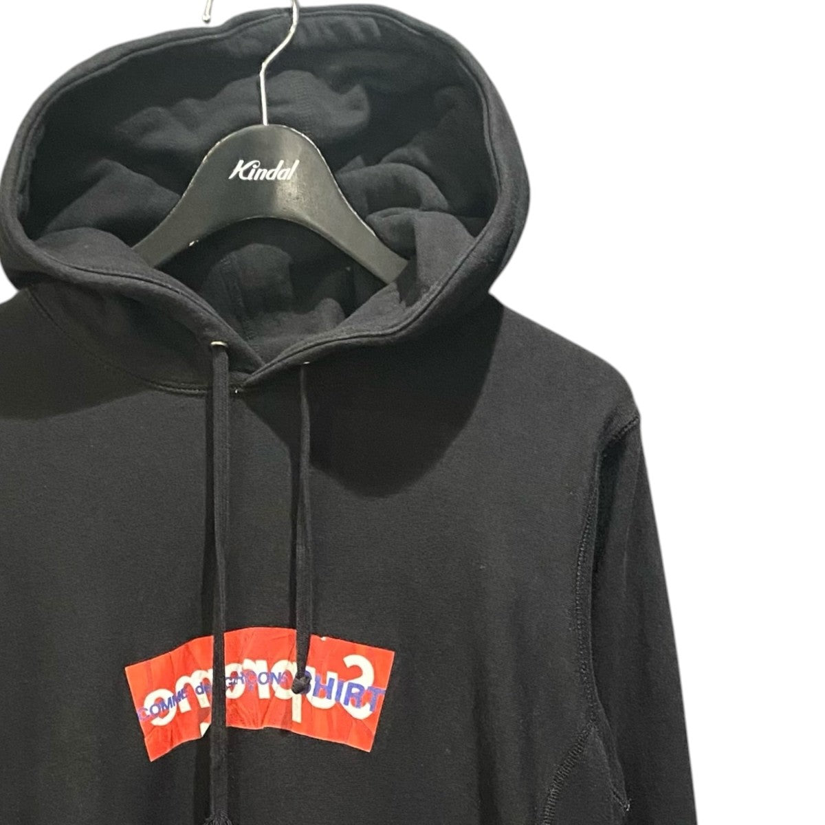 Supreme×COMME des GARCONS SHIRT 17SSBox Logo Hooded Sweatshirt 古着・中古-3枚目のアイテム画像