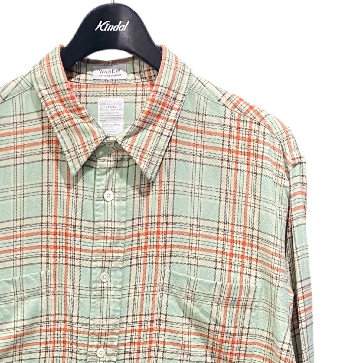 WASEW 23SSCheck One Shirt 古着・中古-3枚目のアイテム画像