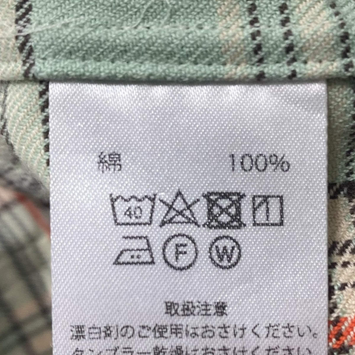 WASEW 23SSCheck One Shirt 古着・中古-5枚目のアイテム画像