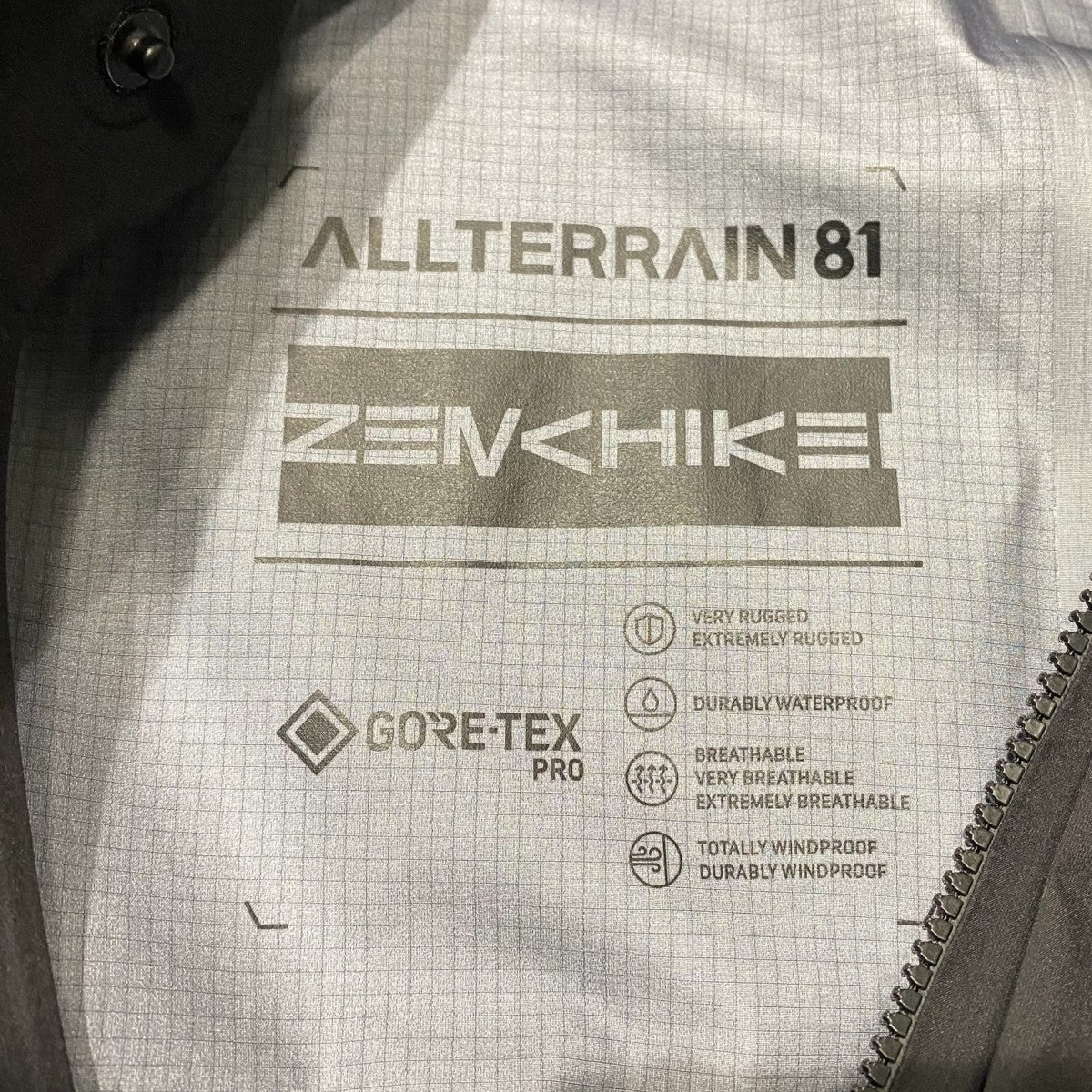 Descente ALLTERRAIN ZENCHIKEIナイロンジャケット GORE-TEXD05SWB14U 古着・中古-5枚目のアイテム画像
