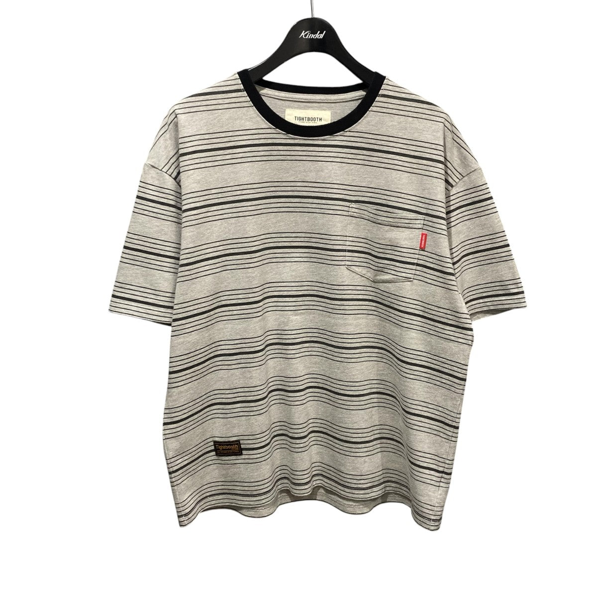TIGHTBOOTH PRODUCTION ボーダーTシャツ ポケットTシャツ 古着・中古-1枚目のアイテム画像