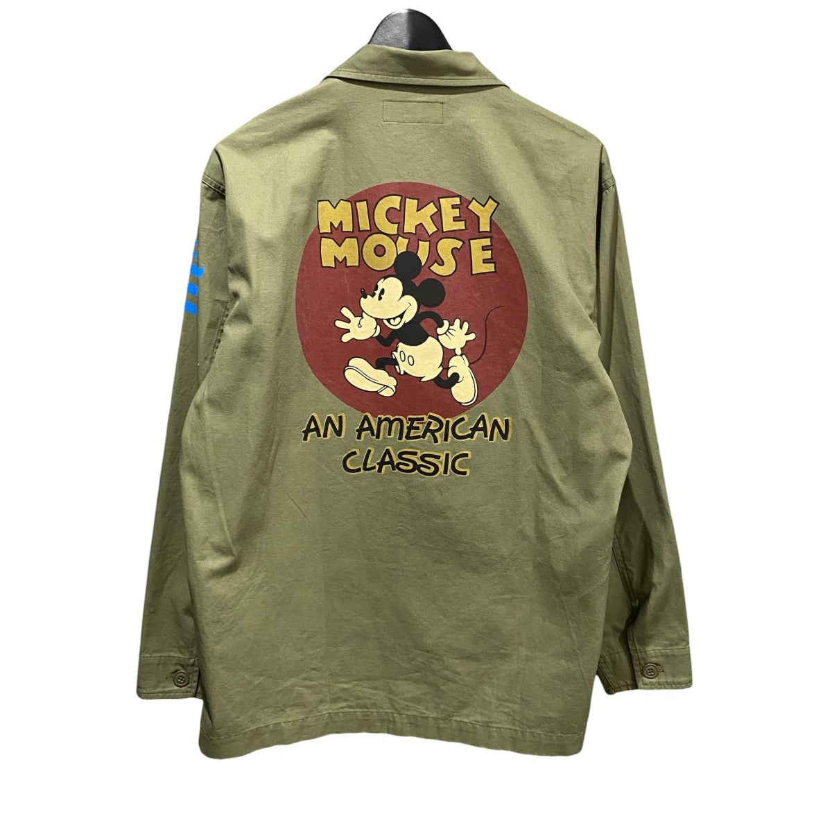 AVIREX MICKEY MOUSEミリタリーシャツ783-4120008 古着・中古-1枚目のアイテム画像