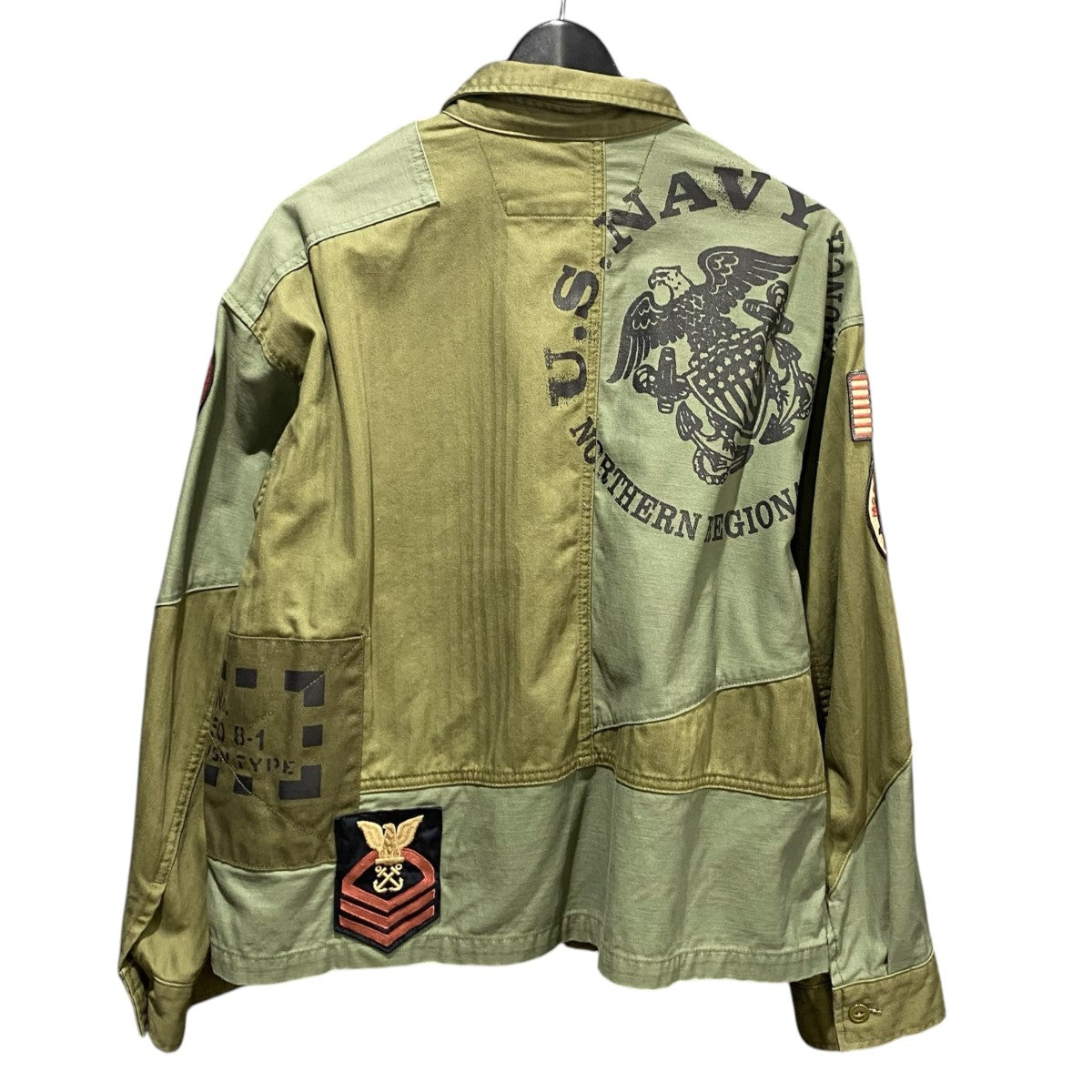 AVIREX US NAVYミリタリージャケット6205031 古着・中古-2枚目のアイテム画像