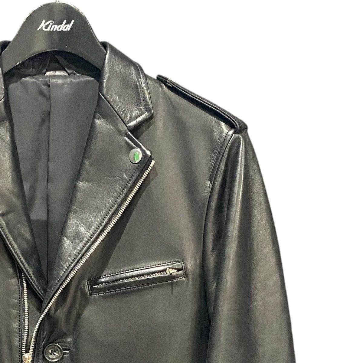 SINGLE BREASTED RIDERS JACKETレザージャケットRM182-001