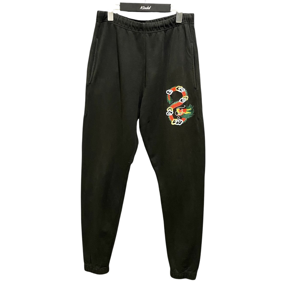 Embroidered Dragon Jogging Pants