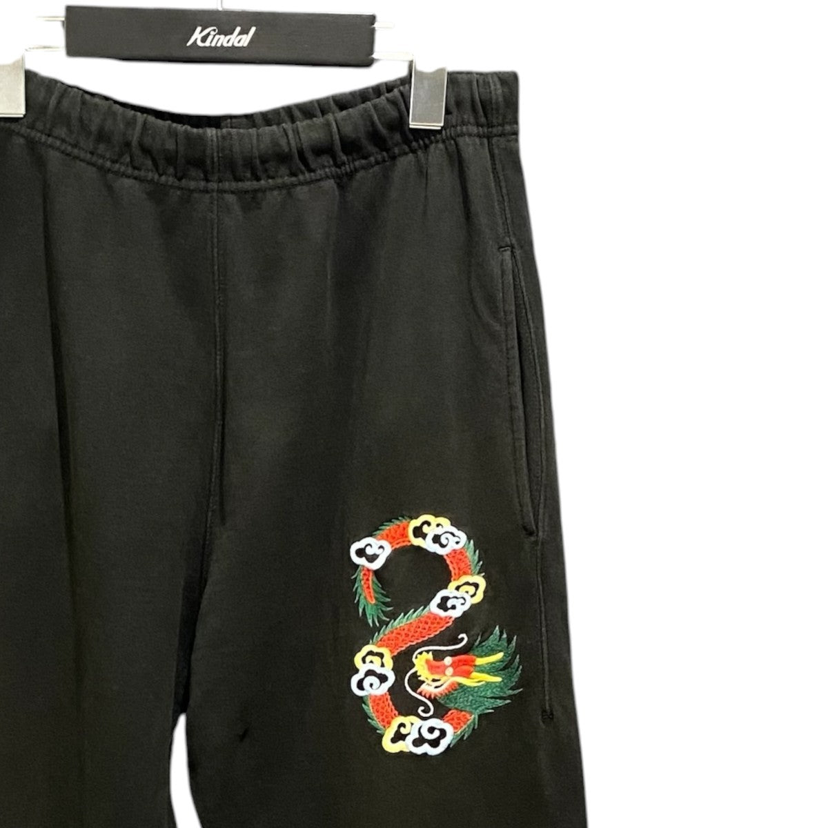 Embroidered Dragon Jogging Pants