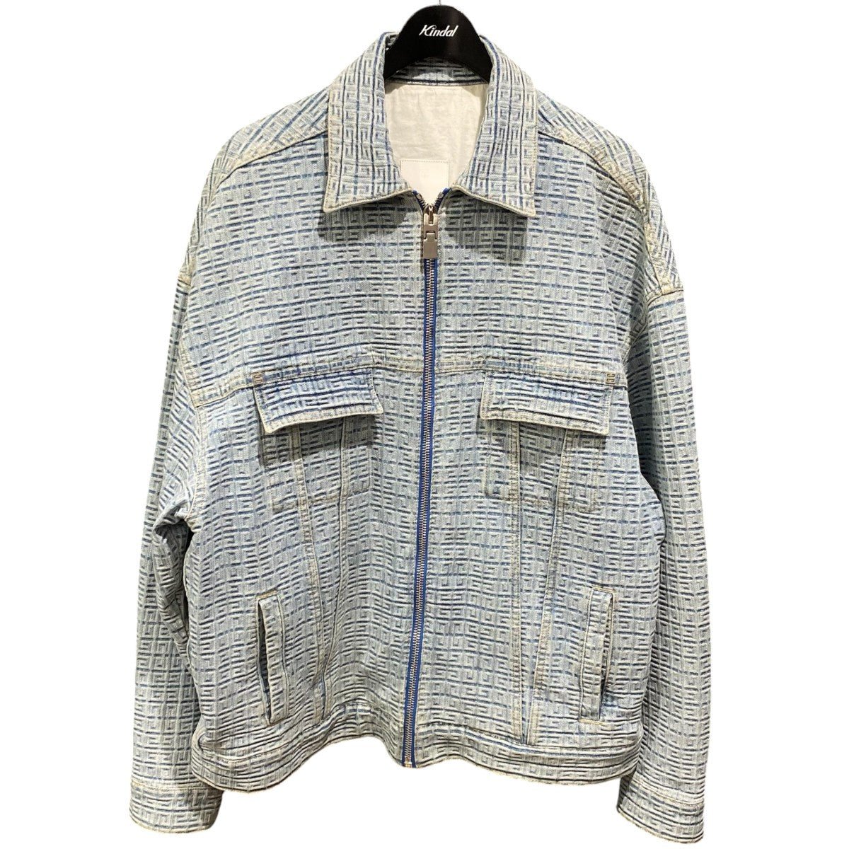 Logo Jacquard Pattern Denim JacketBM00Q550P9