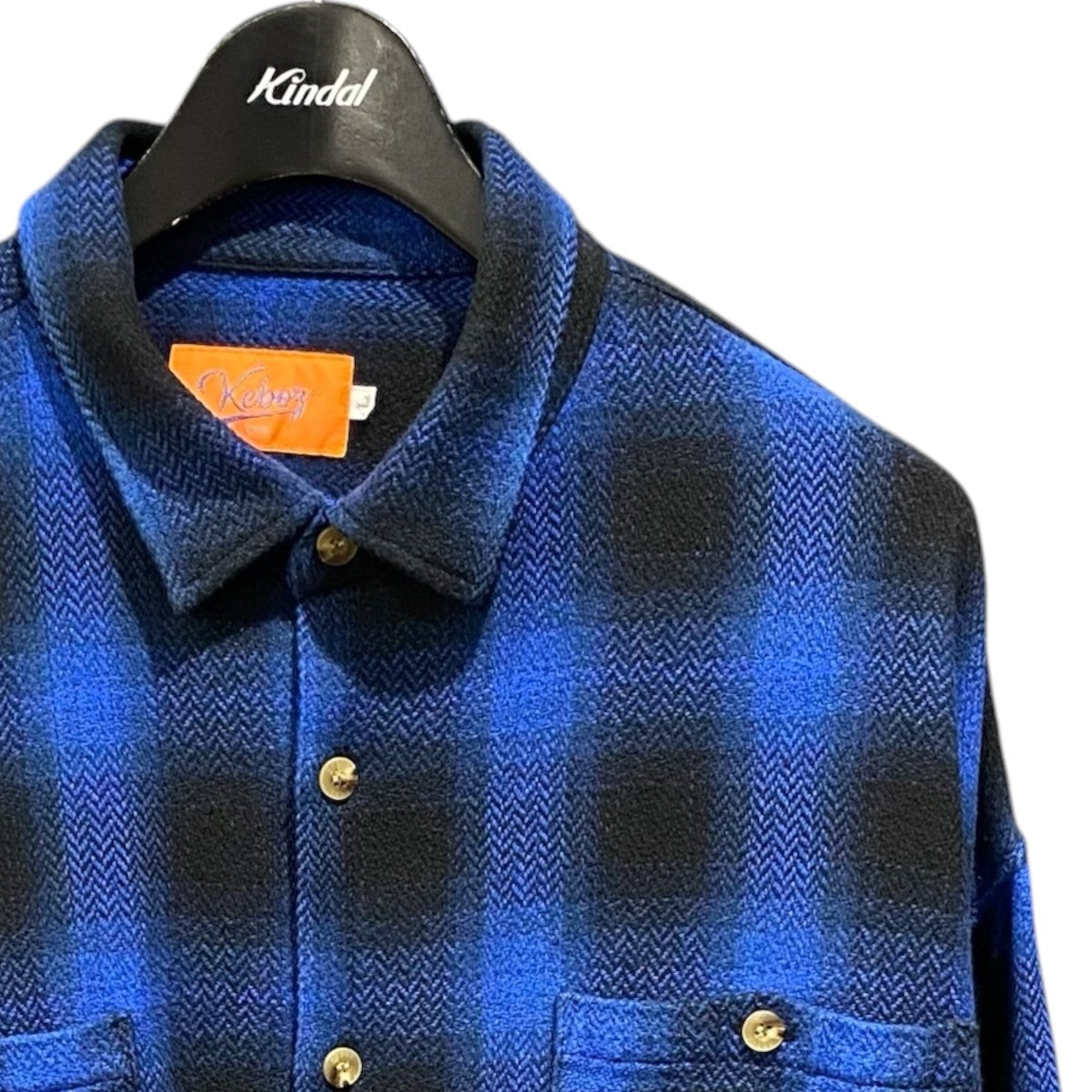 OMBRE CHECK L／S SHIRT