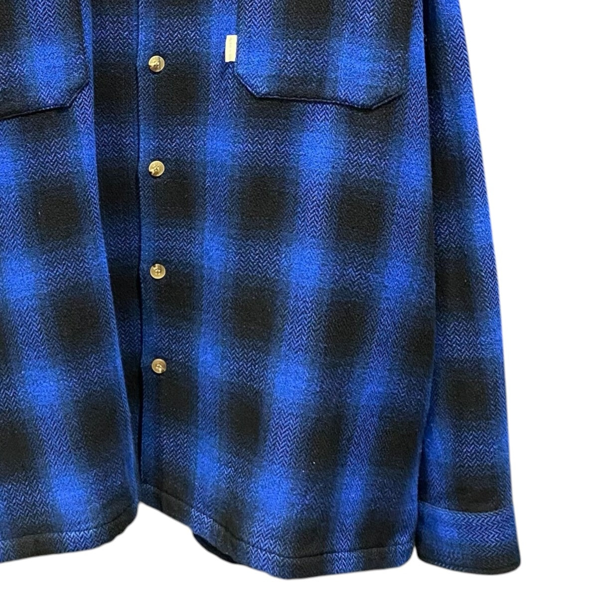 OMBRE CHECK L／S SHIRT