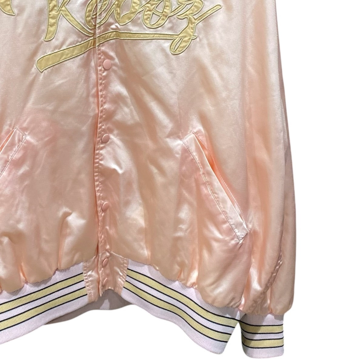 KEBOZ(ケボズ) SATIN VARSITY JACKET ピンク サイズ XL｜【公式