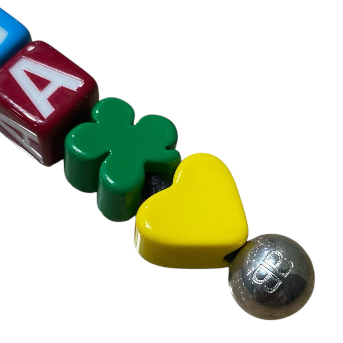 Logo Beaded Keyring