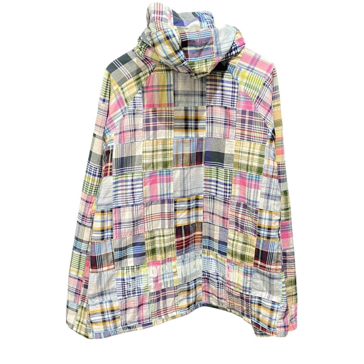 25SSPatchwork Madras Hooded Jacket