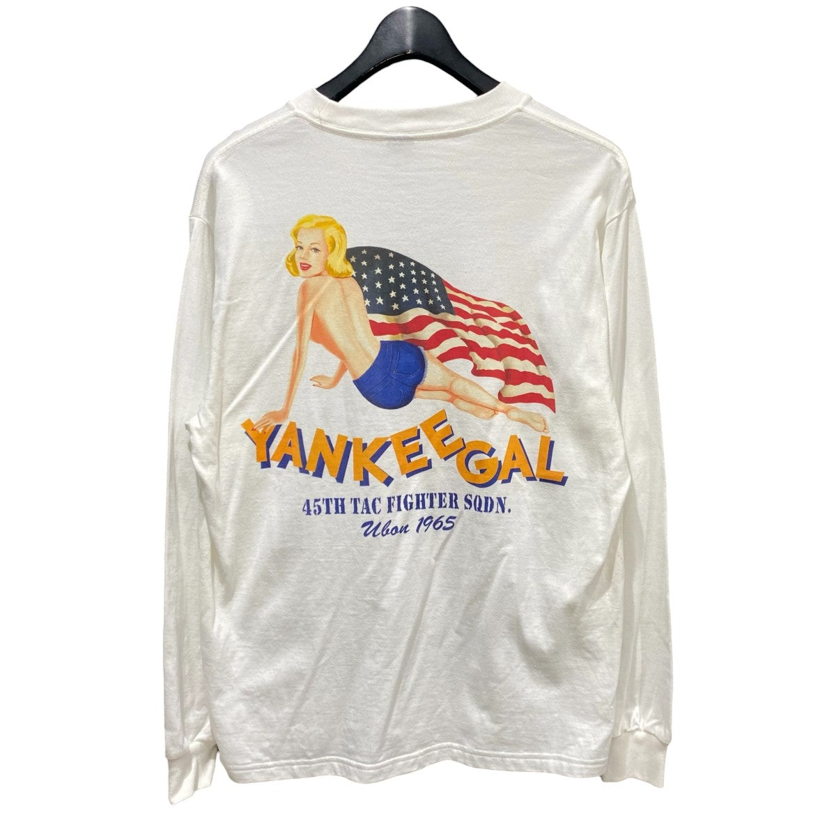 AVIREX ピンナップガール長袖Tシャツ6123437 古着・中古-2枚目のアイテム画像