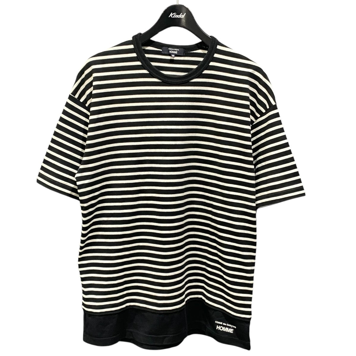 綿圧綿天竺ボーダーTシャツHO-T016