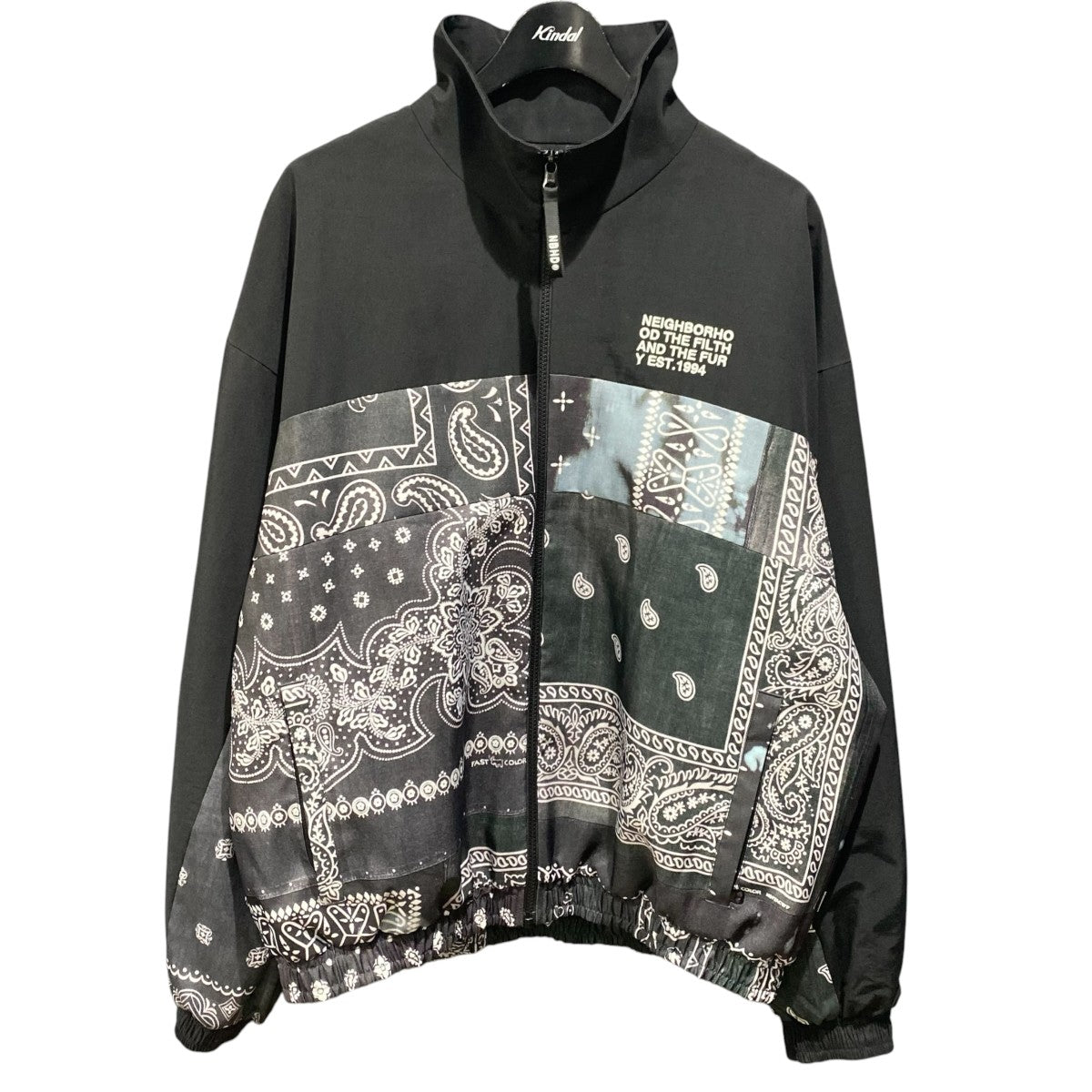 ジップアップジャケットCHOPPED TRACK JACKET212AQNH-JKM03