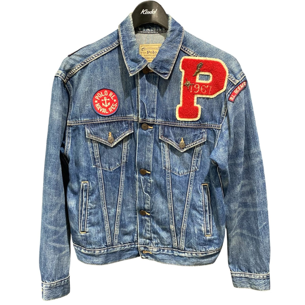 Patched Denim Jacket