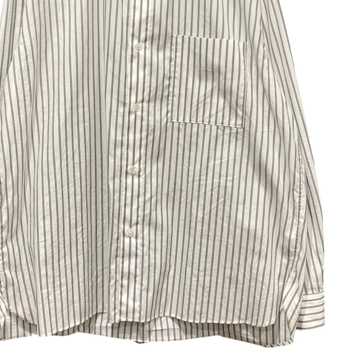 Clear broad Shirtsストライプシャツ115200224