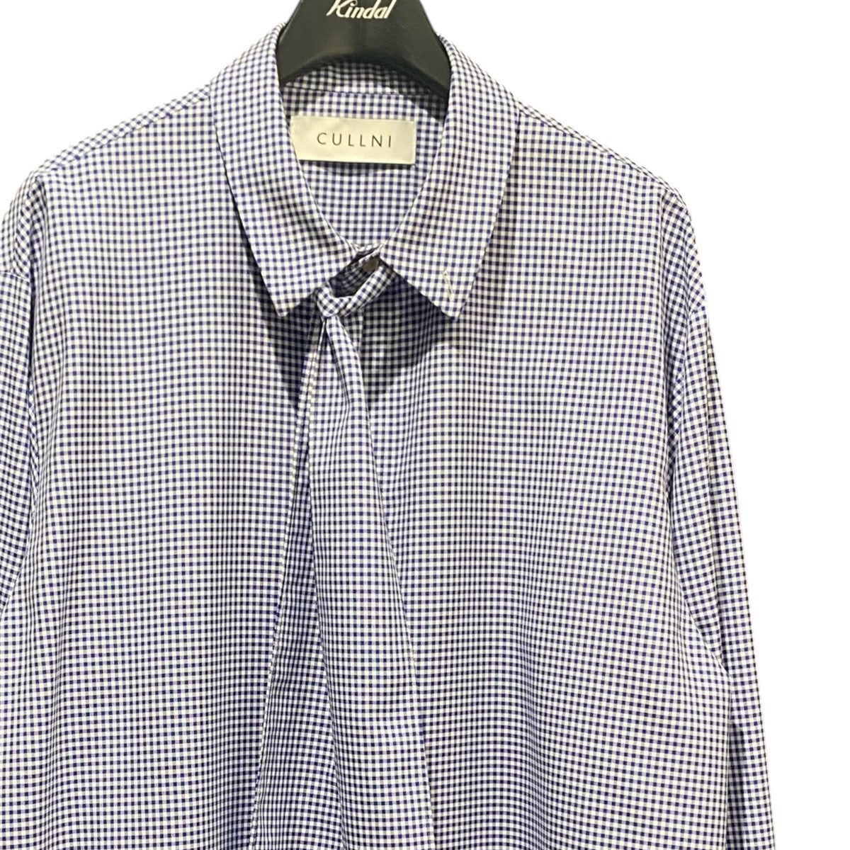 Gingham Check Bow Tie Shirtチェック柄シャツ25-AW-001CK