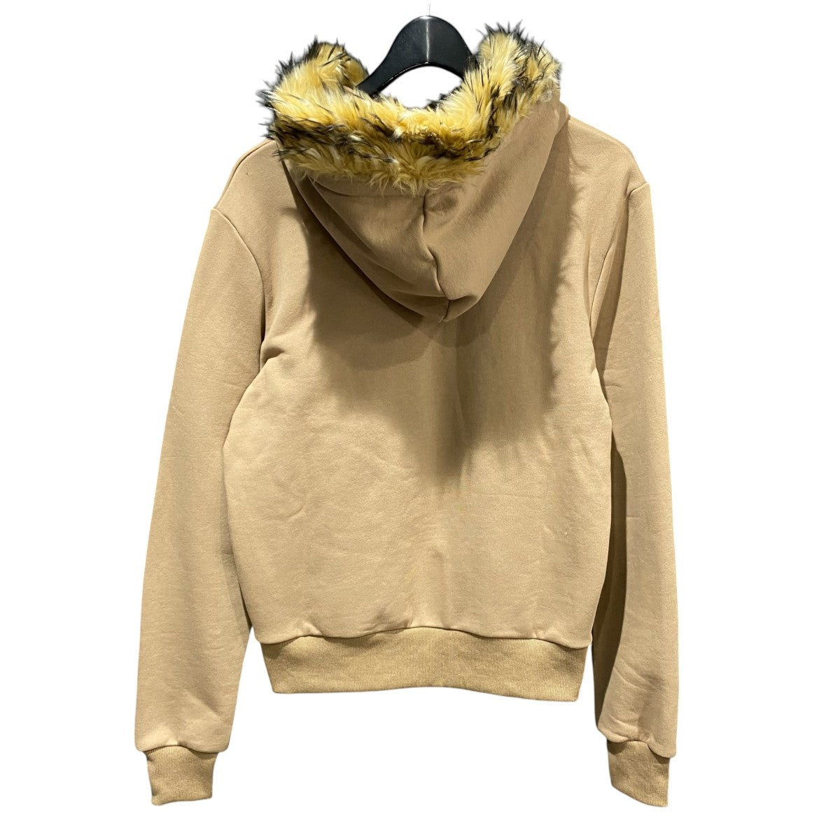 8CUBE ZIP FUR HOODIE