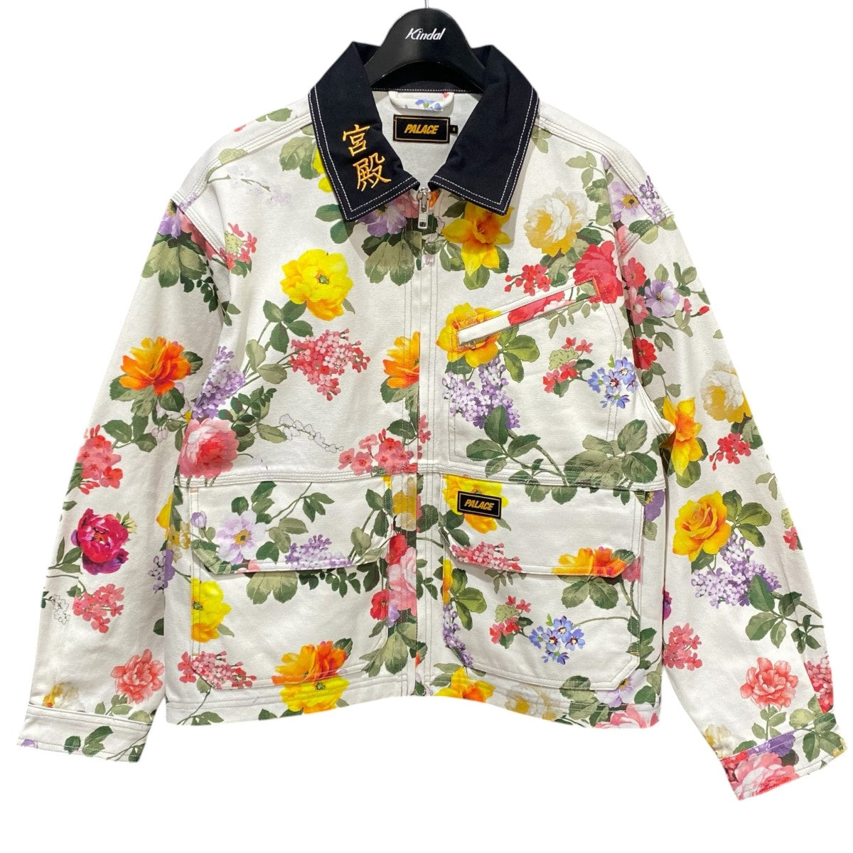 WORKER JACKET FLOWERS