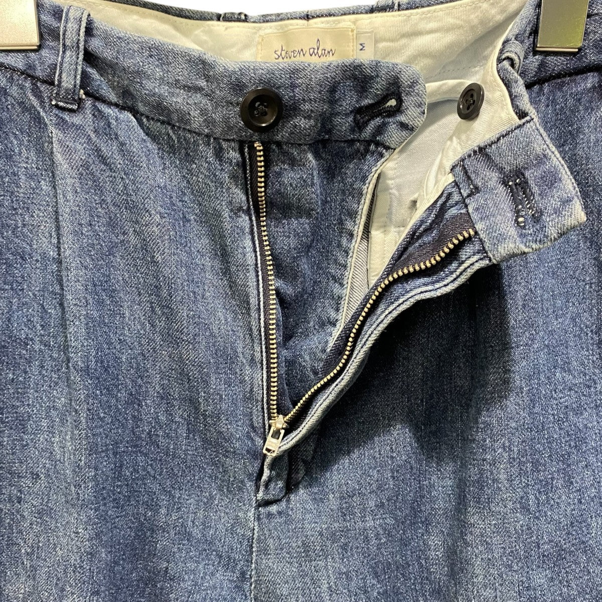 10oz DENIM SUPER BAGGY TAPERED ANKLE PANTS8114-219-0399