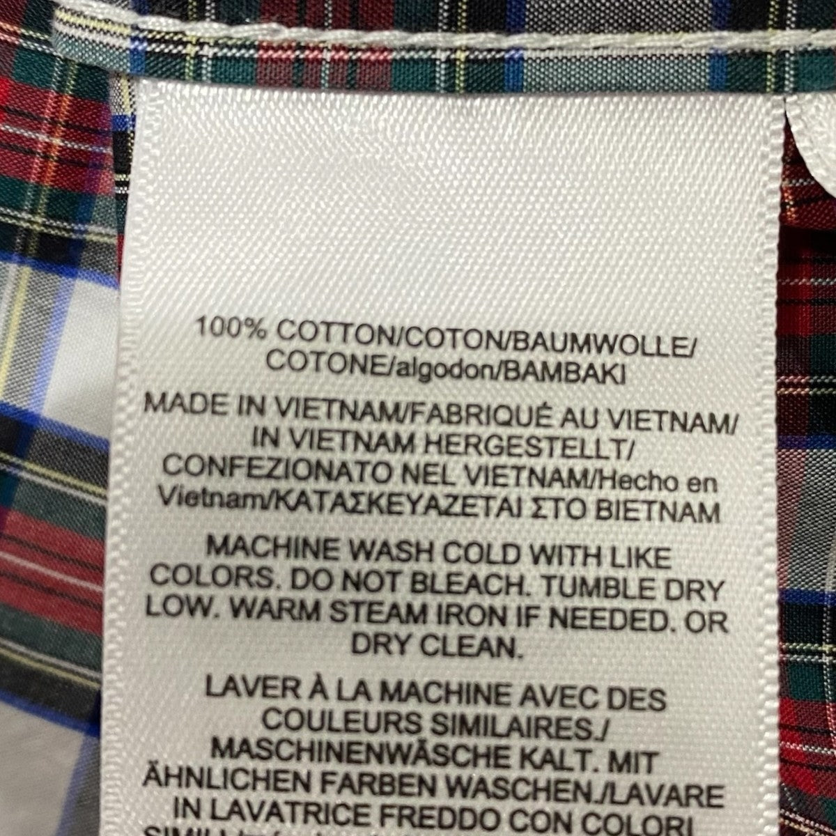 ボタンダウンチェックシャツ100193422