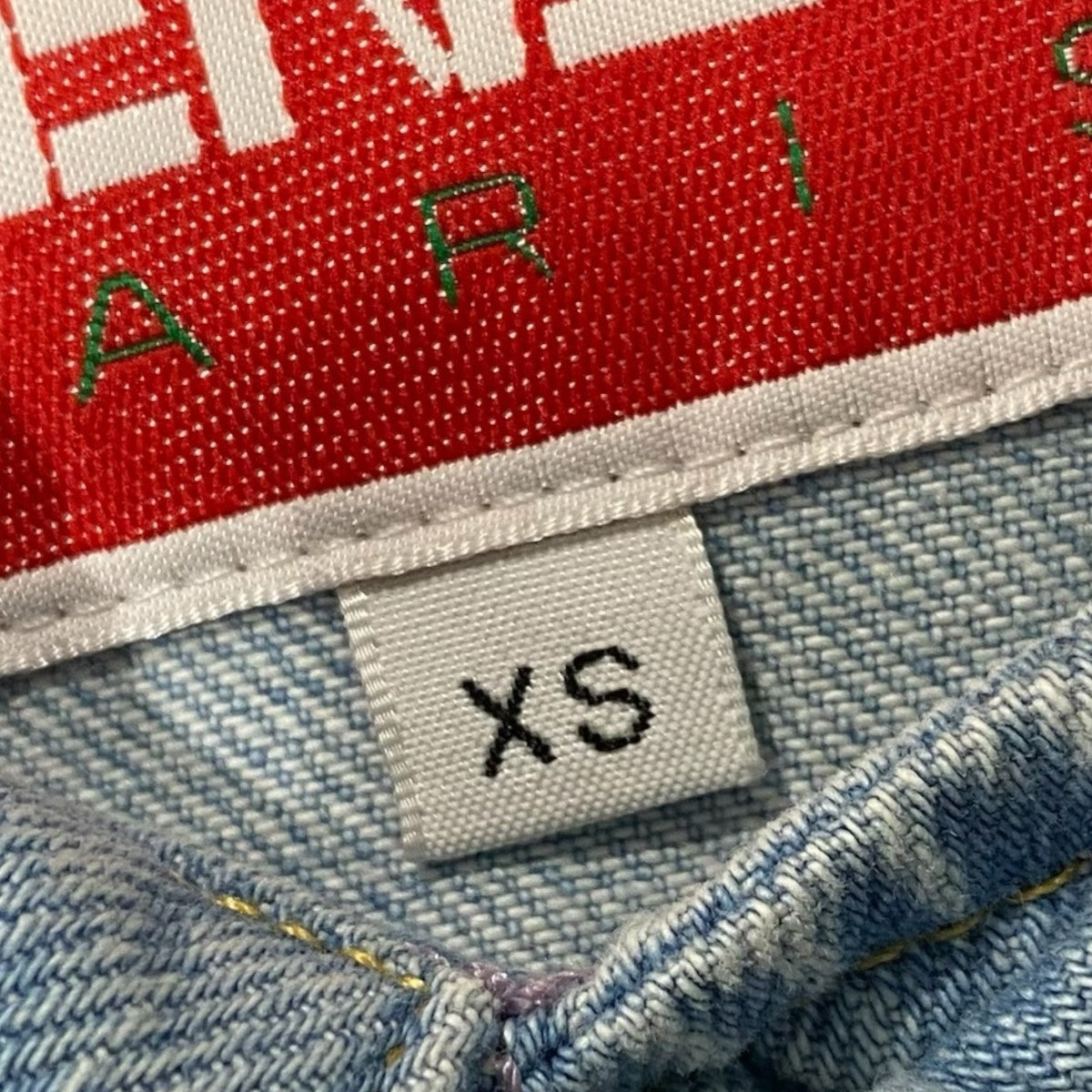 KENZO ケンゾー 刺繍 パッチ装飾 デニムジャケット KENZO(ケンゾー) 刺繍デニムジャケットFE52DV2376BY FE52DV2376BY