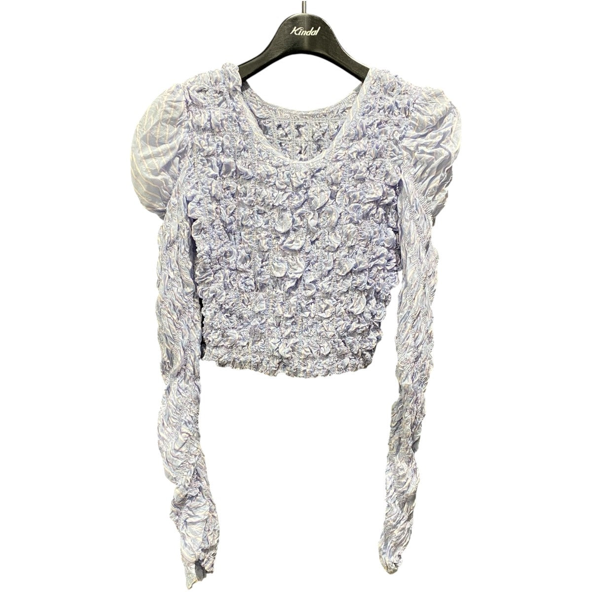 Shirring Puff Sleeve Tops21241315801