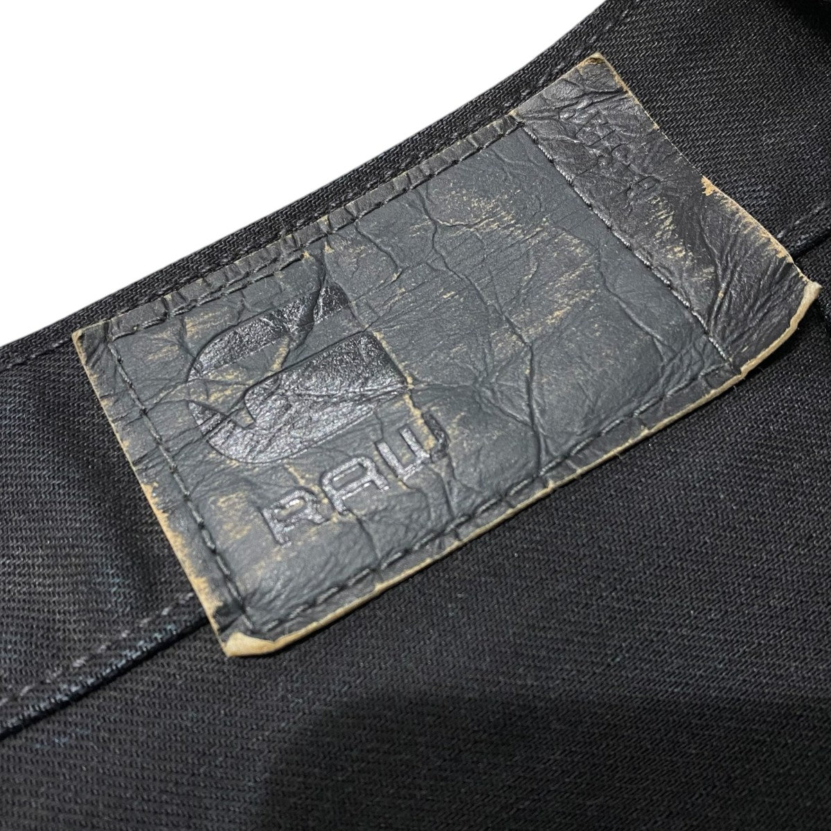 クラッシュリペア加工デニムパンツB81012