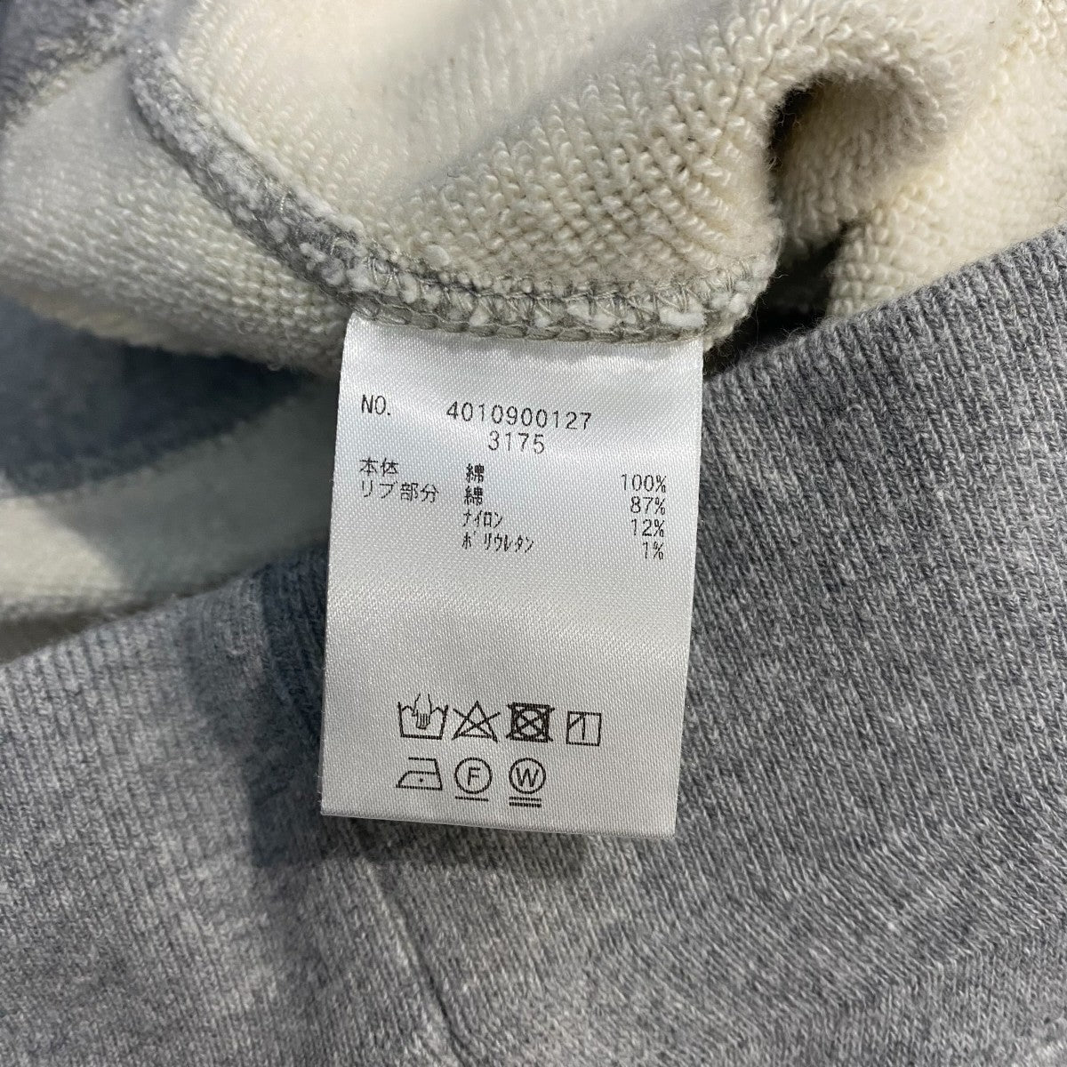 ハーフジップスウェット4010900127