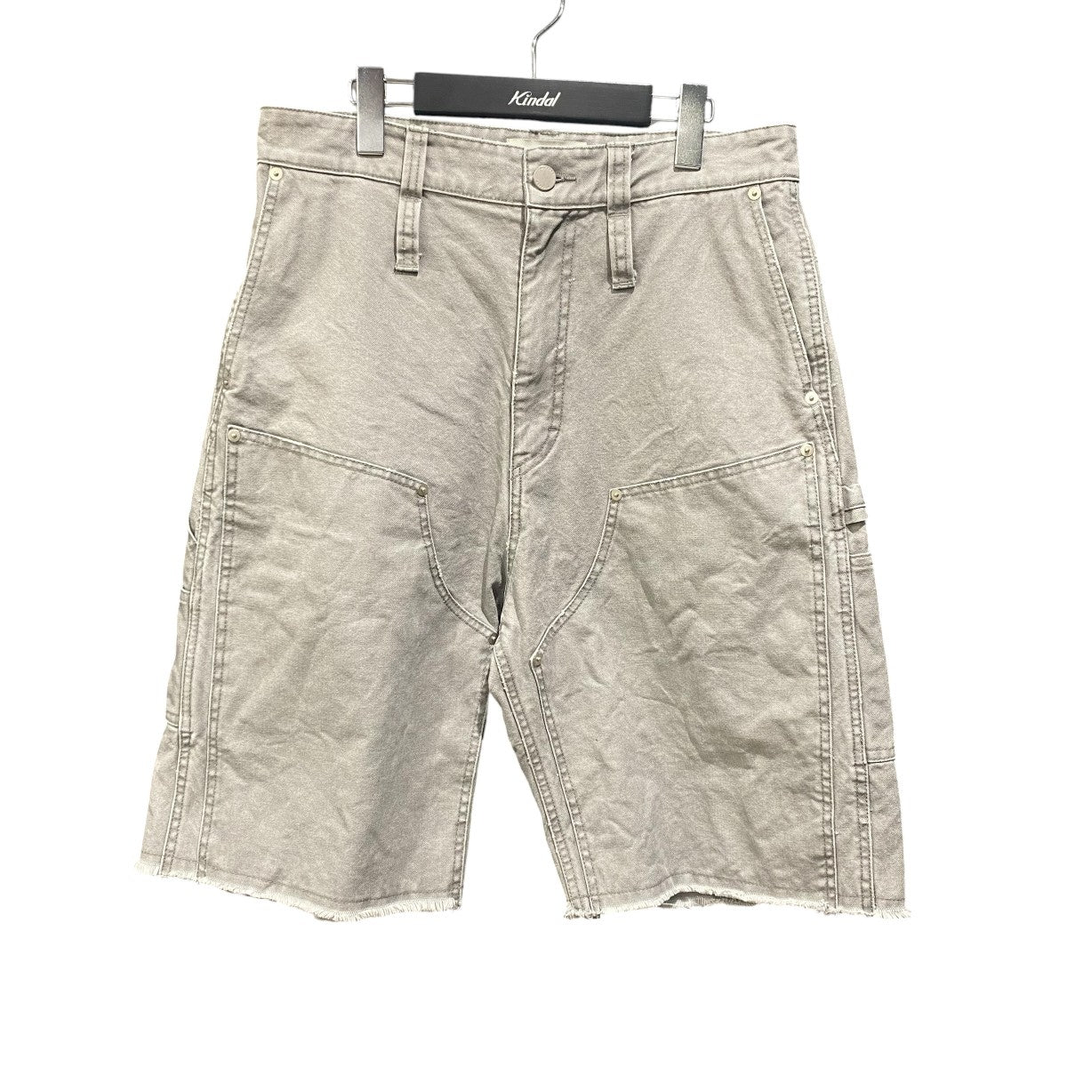 ハーフパンツDOUBLE KNEE MOTION PLEAT CANVAS SHORT PANTS